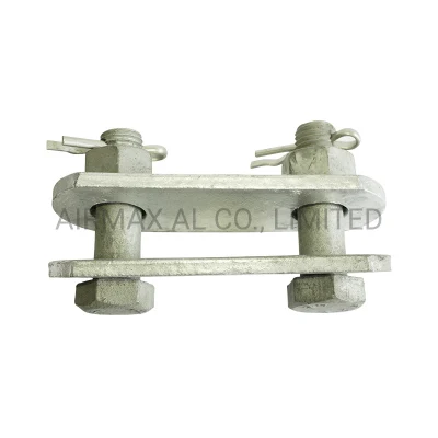 OEM Metal Part Overhead Power Line Fittings Cast Ductile Iron Electric Power Fittings
